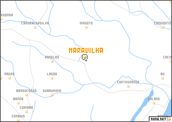 map of Maravilha