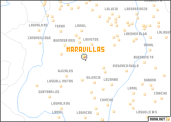 map of Maravillas