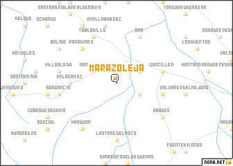 map of Marazoleja