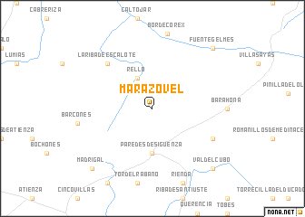 map of Marazovel