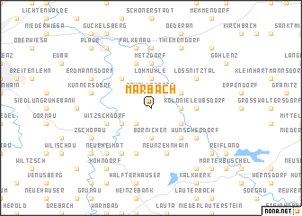 map of Marbach