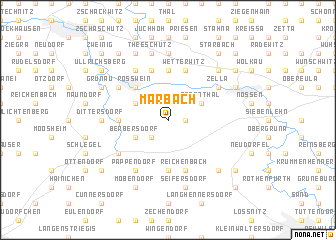 map of Marbach