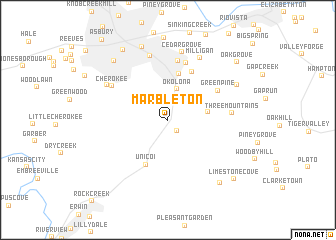 map of Marbleton
