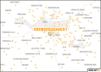 map of Marborough West