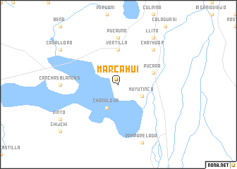 map of Marcahui