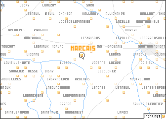 map of Marçais