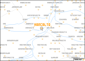 map of Marcaltő