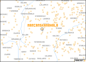 map of Marcanska Mahala