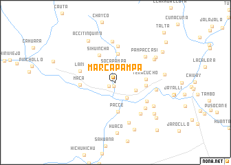 map of Marca Pampa