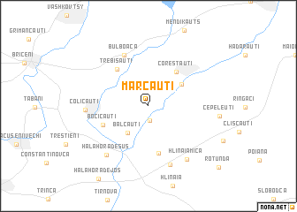 map of Mărcăuţi