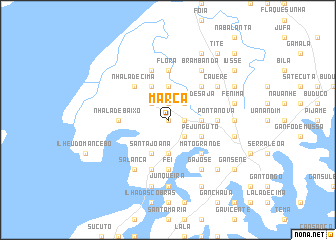 map of Marca