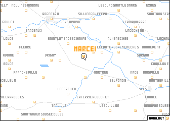 map of Marcei