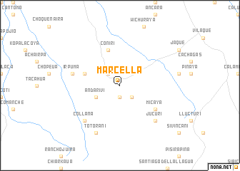 map of Marcella