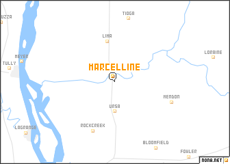 map of Marcelline