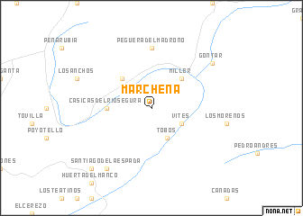 map of Marchena