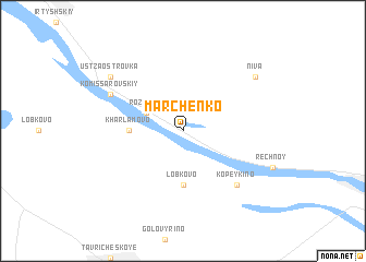 map of Marchenko