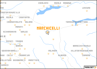 map of Marchicelli