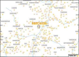 map of Mārchīnai