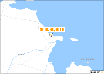 map of Mar Chiquita