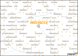 map of Marchocice