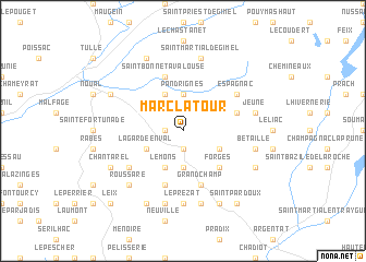 map of Marc-la-Tour