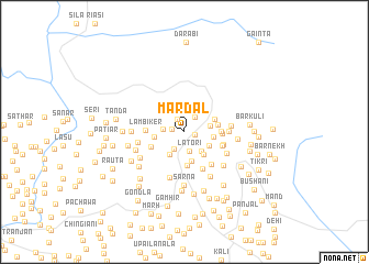 map of Mardāl