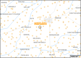 map of Mardāni