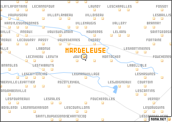 map of Mardeleuse