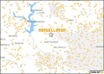 map of Mardella Run