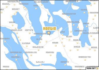map of Mardia
