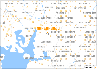 map of Marea Abajo