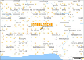 map of Mare Blanche