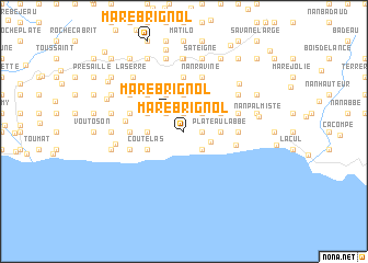 map of Mare Brignol