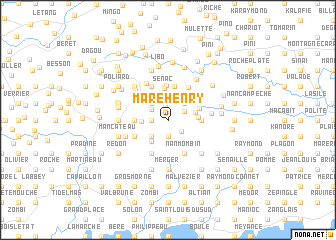 map of Mare Henry