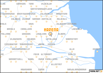map of Mareñá