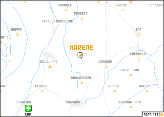 map of Marene