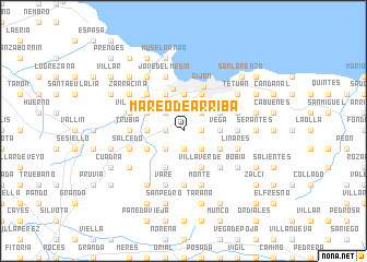 map of Mareo de Arriba