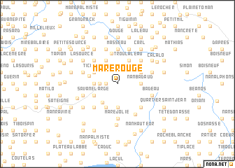 map of Mare Rouge