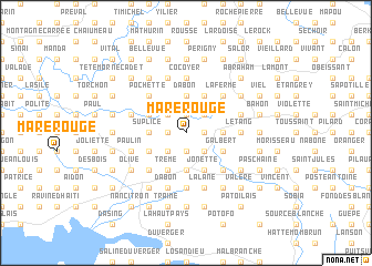 map of Mare Rouge