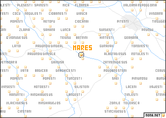 map of Mareş