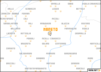 map of Mareto