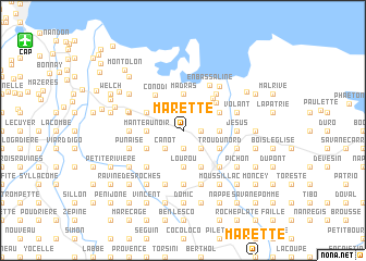 map of Marette