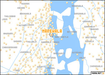 map of Mārewāla