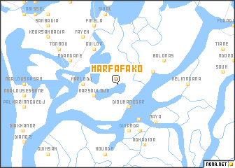 map of Mar Fafako