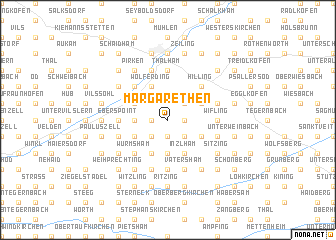 map of Margarethen