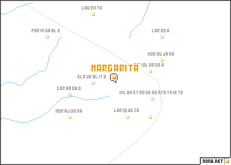 map of Margarita