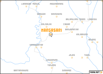 map of Margasari