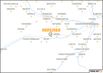 map of Marginea