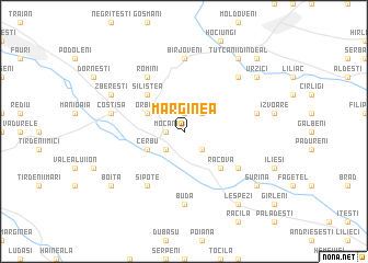 map of Marginea