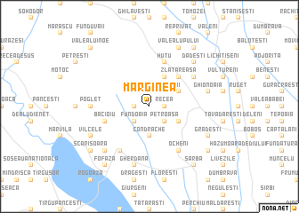 map of Marginea